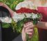 نقاشی پرتره عروسی نقاشی شده با دست از عکس پرتره های رنگی سفارشی واقعی