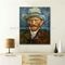 نقاشی های ونسان ون گوگ بازتولید خود پرتره روی بوم برای دکور خانه