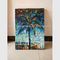 چاقوی پالت نقاشی شده با دست نقاشی رنگ روغن منظره دریا خلیج مکزیک دکوراسیون هنر دیوار