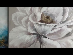 قایق بادبانی با چاقو پالت تابلوی نقاشی روغنی منظره طلوع آفتاب، انعطاف پذیر