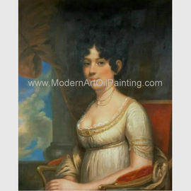 بازتولید نقاشی رنگ روغن Noblewoman هنر پرتره کلاسیک که با دست روی بوم نقاشی شده است