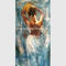 نقاشی بانوی برهنه دست ساز با رنگ روغن نقاشی انتزاعی با فیگور انسانی برای اتاق نشیمن