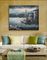 نقاشی معاصر قایق ماهیگیری در دریا / نقاشی های کشتی بادبانی